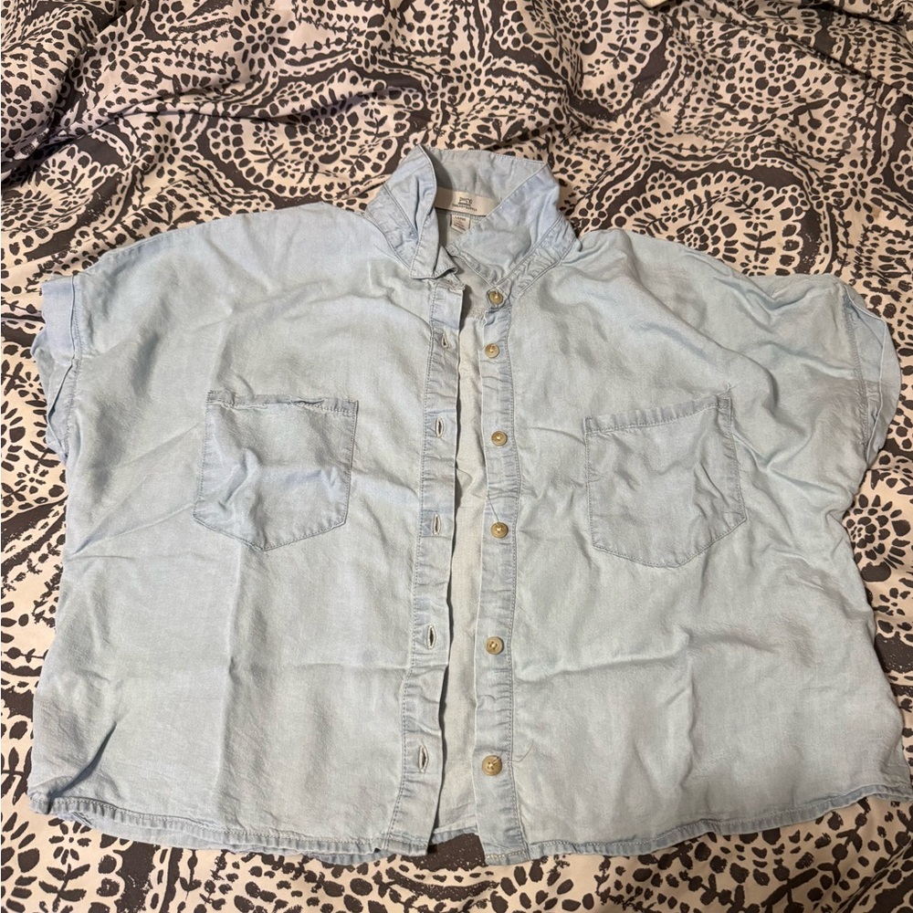 Light Blue Button-Up Shirt